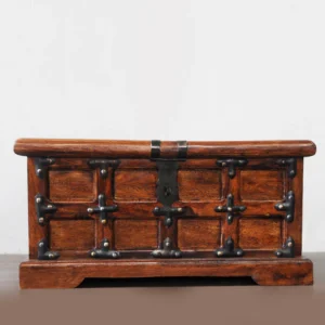 Mini Antique Panelled Sheesham Chest