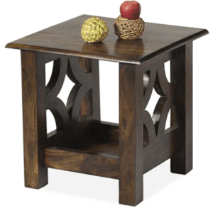 Solid Wood Criss Side Table