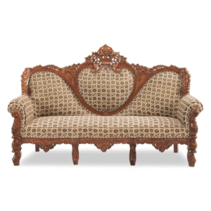 Solid Wood Czar Carved Sofa 3 Seater